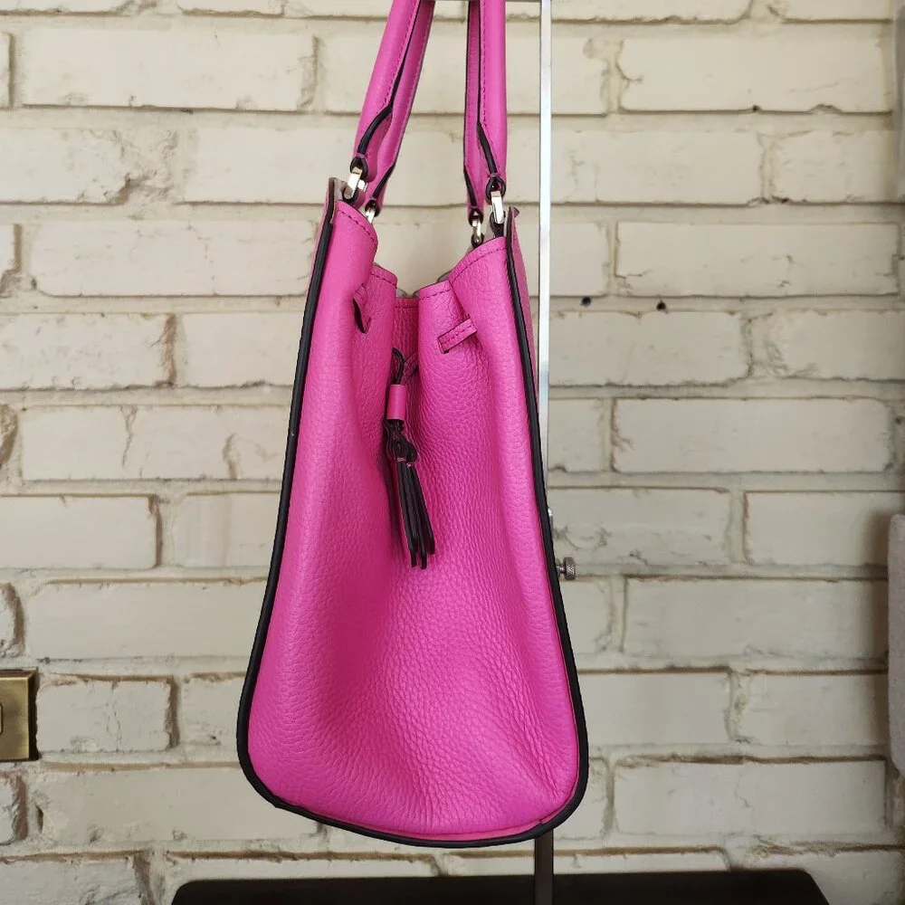 Euc Kate Spade NY Tegan Bright Pink Leather Shoulder Bag